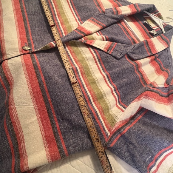 Chico's Multicolor Striped Blazer - Picture 9 of 10